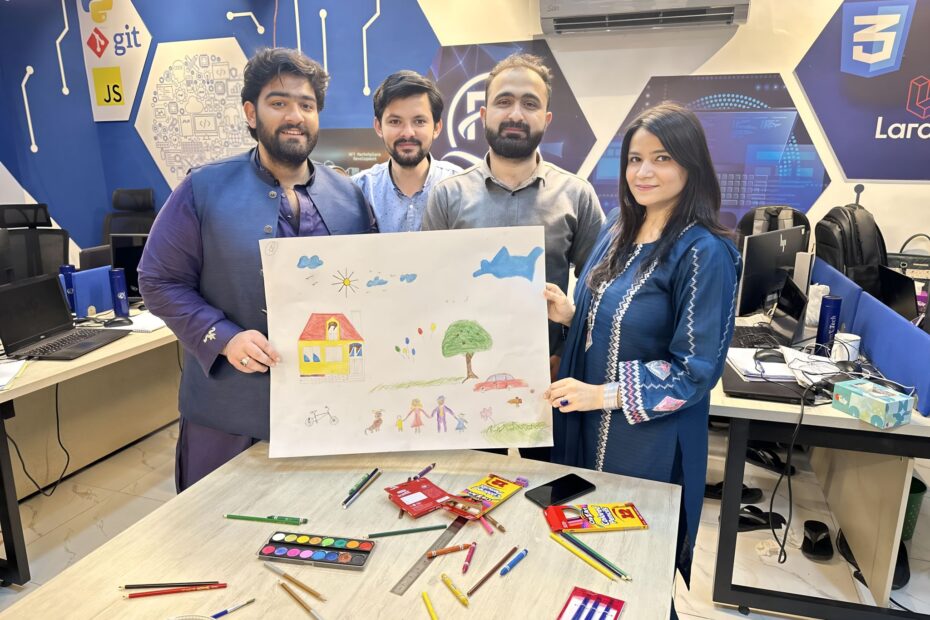 MUJEEB PARTICIPATE IN ART DAY